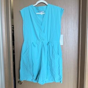 Athleta Turquoise Sleeveless Jumpsuit - Teal/Turquoise - NWT - Size S